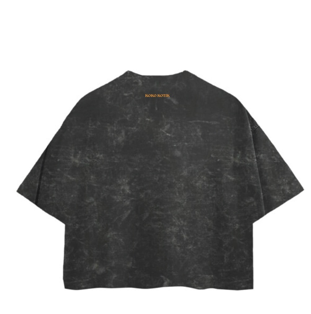 Unisex Boxy Fit Mineral Wash Heavyweight Vintage T-Shirt