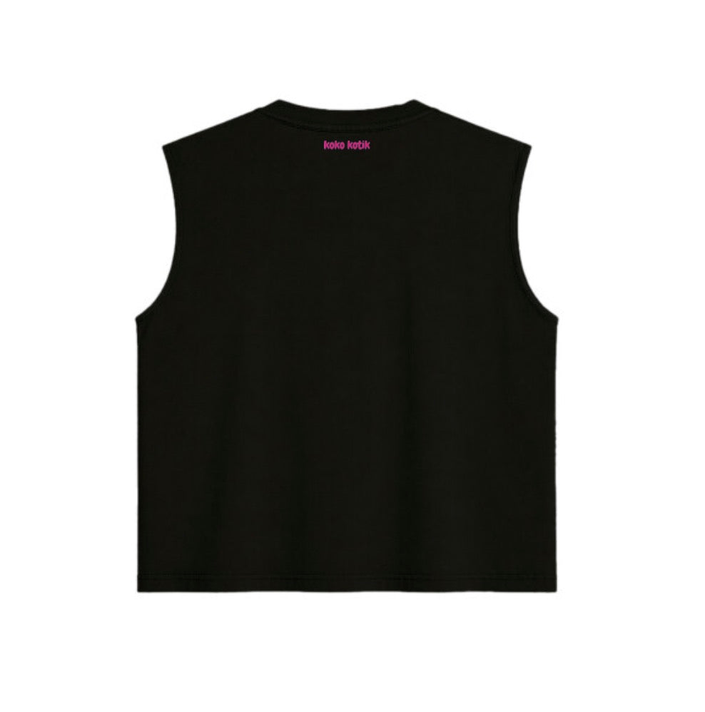 Playera Sin Mangas Boxy Fit Heavyweight