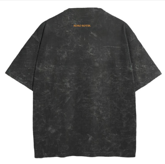 Playera Unisex Oversize Heavyweight Mineral Wash Vintage