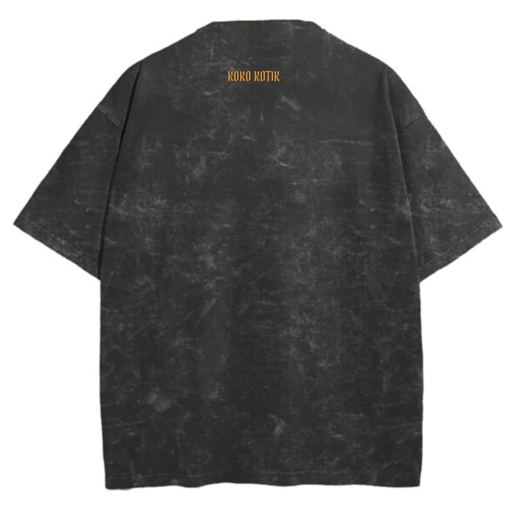 Playera Unisex Oversize Heavyweight Mineral Wash Vintage