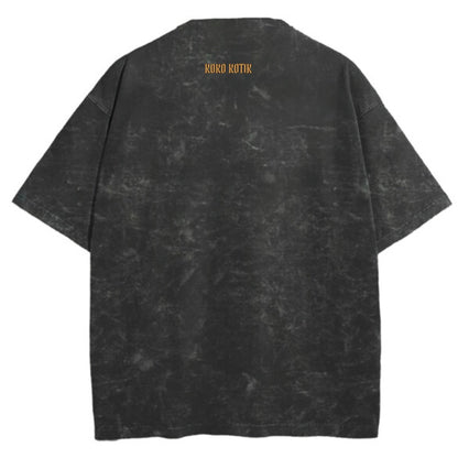 Playera Unisex Oversize Heavyweight Mineral Wash Vintage