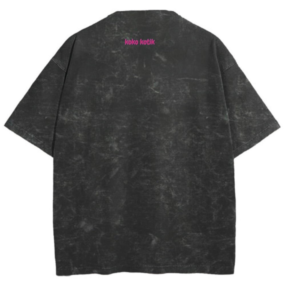 Playera Unisex Oversize Heavyweight Mineral Wash Vintage