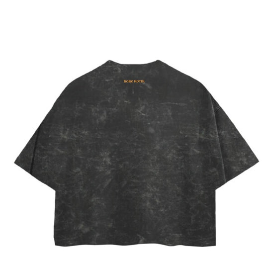 Playera Unisex Boxy Fit Mineral Wash Heavyweight Vintage