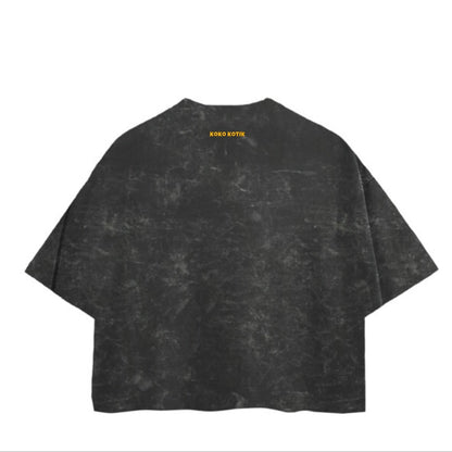 Unisex Boxy Fit Mineral Wash Heavyweight Vintage T-Shirt