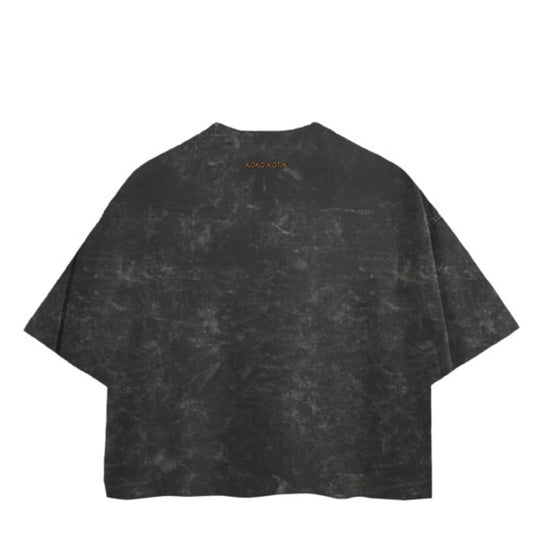 Playera Unisex Boxy Fit Mineral Wash Heavyweight Vintage