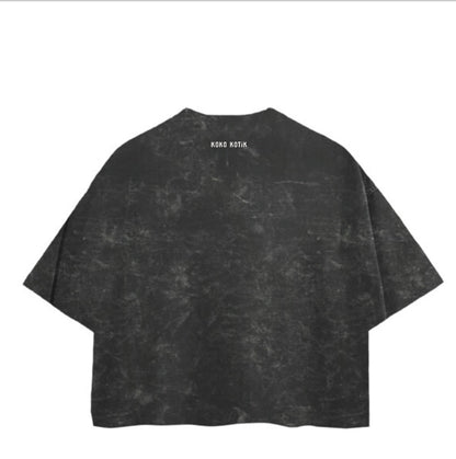 Unisex Heavyweight Mineral Wash Vintage Boxy Fit T-Shirt