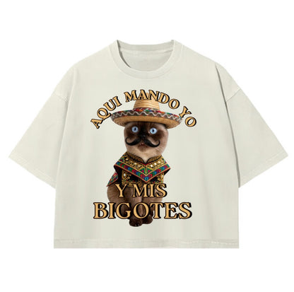 Playera Unisex Boxy Fit Oversize Heavyweight