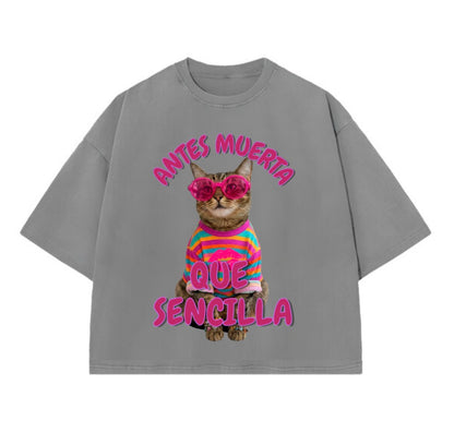 Playera Unisex Boxy Fit Oversize Heavyweight