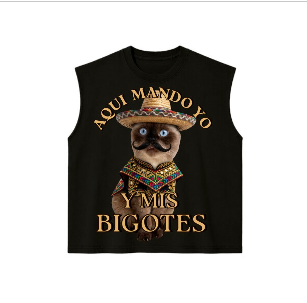 Playera Sin Mangas Boxy Fit Heavyweight