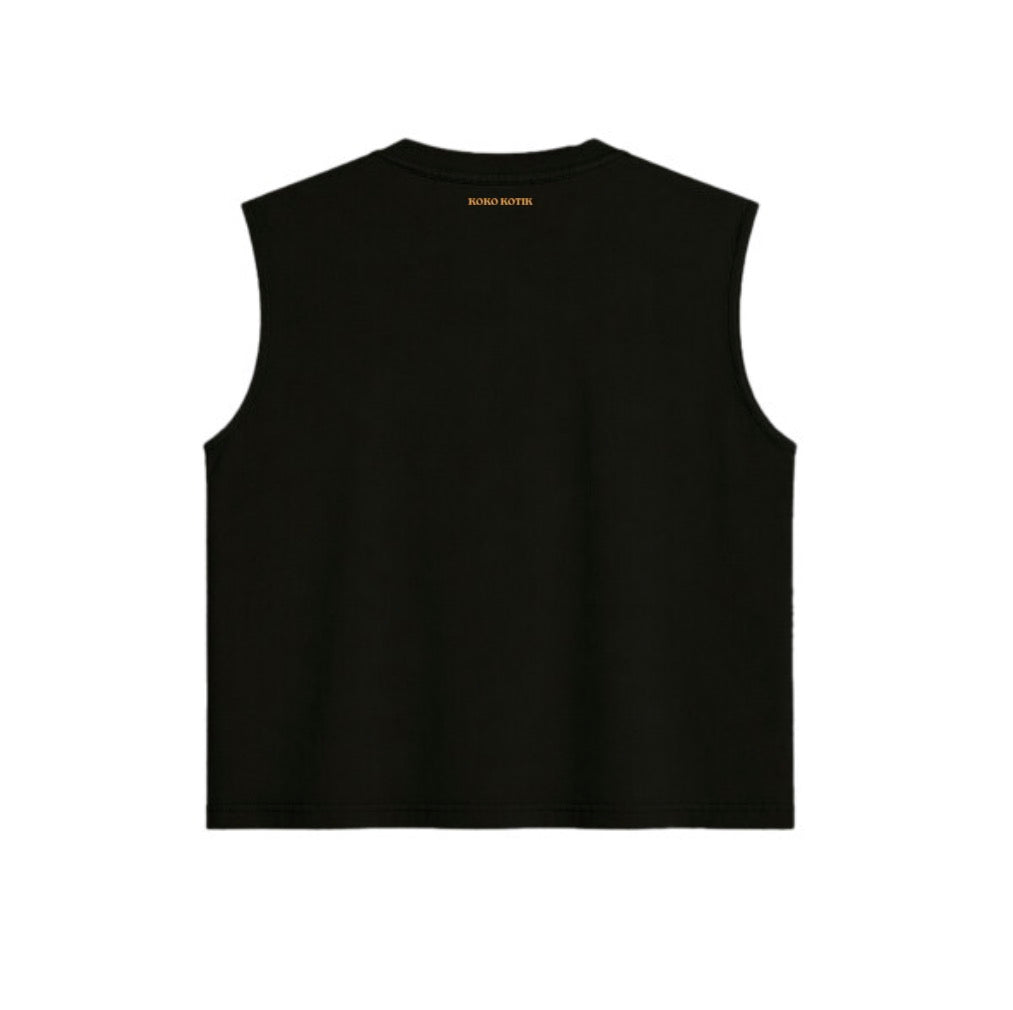 Playera Sin Mangas Boxy Fit Heavyweight