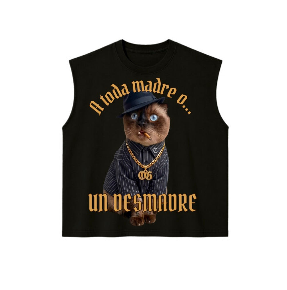 Playera Sin Mangas Boxy Fit Heavyweight