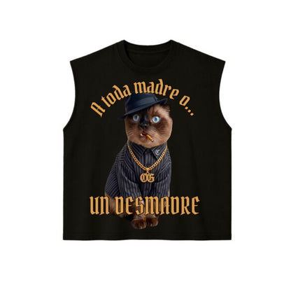 Playera Sin Mangas Boxy Fit Heavyweight