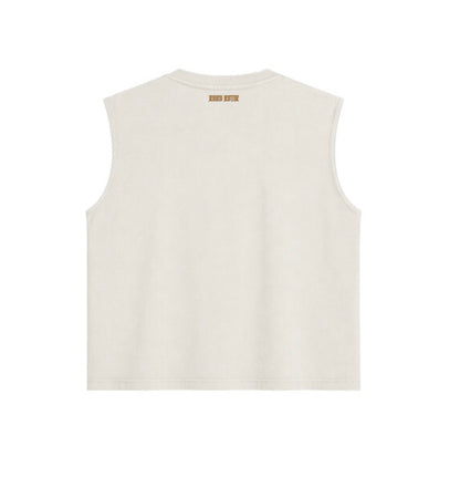 Playera Sin Mangas Boxy Fit Heavyweight
