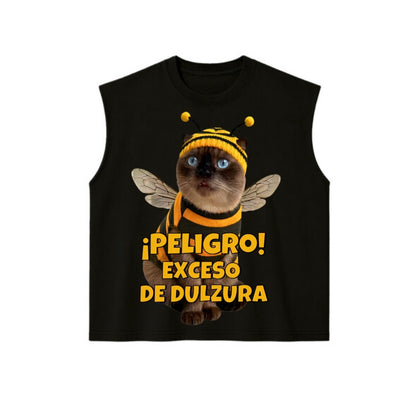 Playera Sin Mangas Boxy Fit Heavyweight
