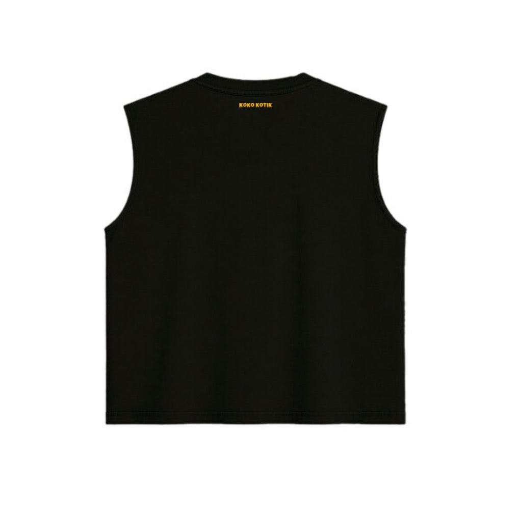 Playera Sin Mangas Boxy Fit Heavyweight