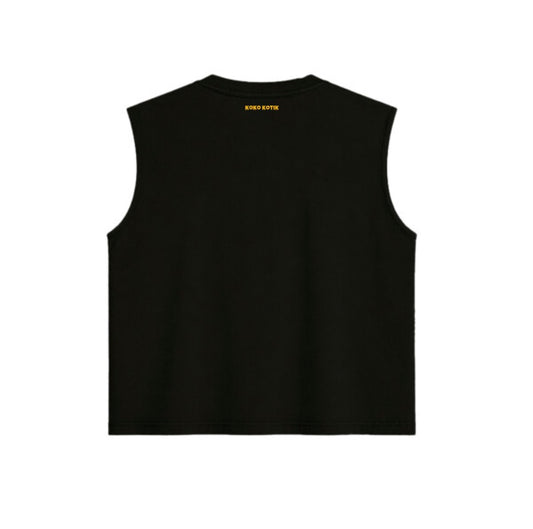 Playera Sin Mangas Boxy Fit Heavyweight