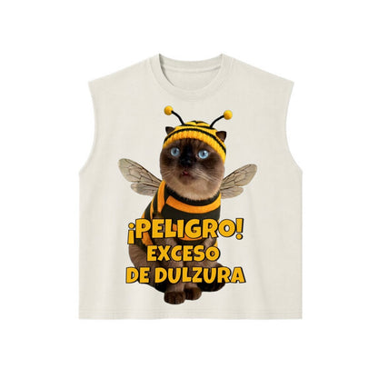 Playera Sin Mangas Boxy Fit Heavyweight