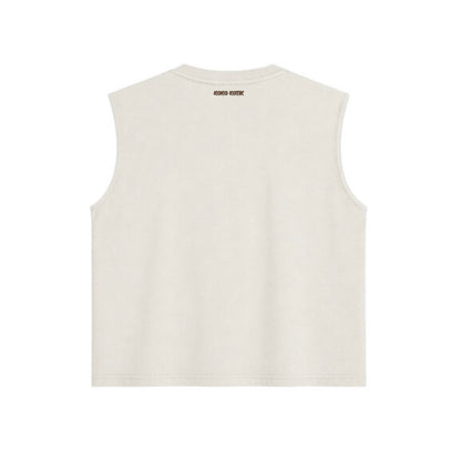 Boxy Fit Heavyweight Sleeveless T-Shirt