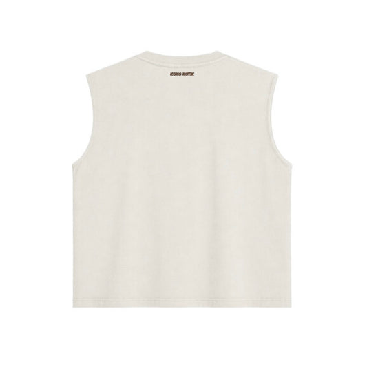 Playera Sin Mangas Boxy Fit Heavyweight