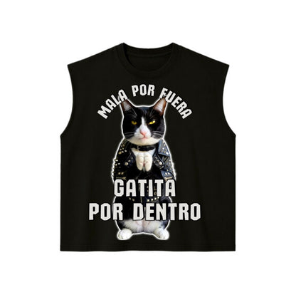 Playera Sin Mangas Boxy Fit Heavyweight