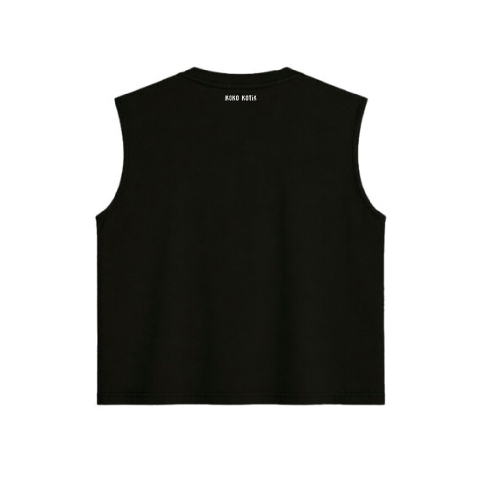 Playera Sin Mangas Boxy Fit Heavyweight