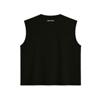Playera Sin Mangas Boxy Fit Heavyweight