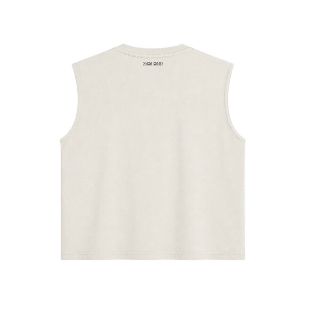 Playera Sin Mangas Boxy Fit Heavyweight