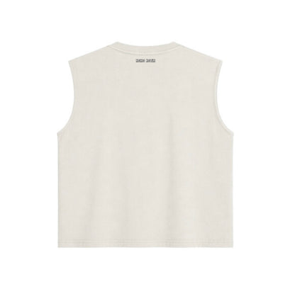 Playera Sin Mangas Boxy Fit Heavyweight