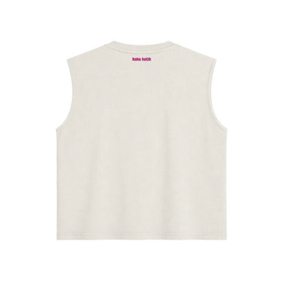 Playera Sin Mangas Boxy Fit Heavyweight