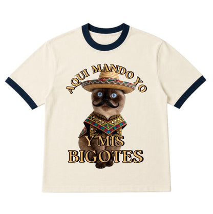 Playera Ringer Unisex Vintage