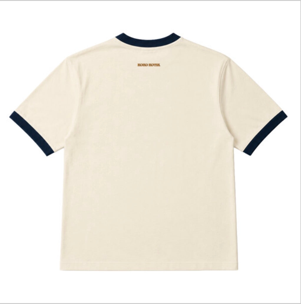 Playera Ringer Unisex Vintage