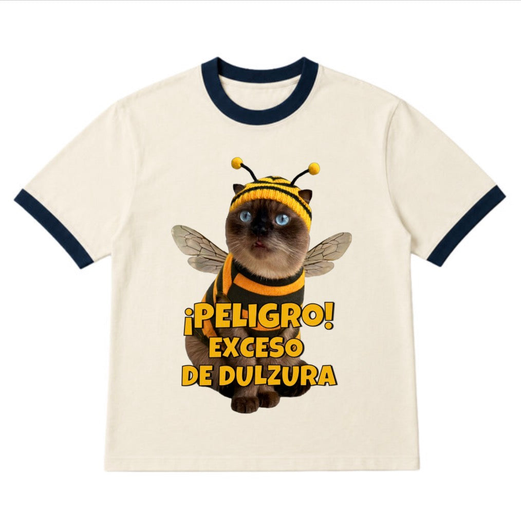 Playera Ringer Unisex Vintage