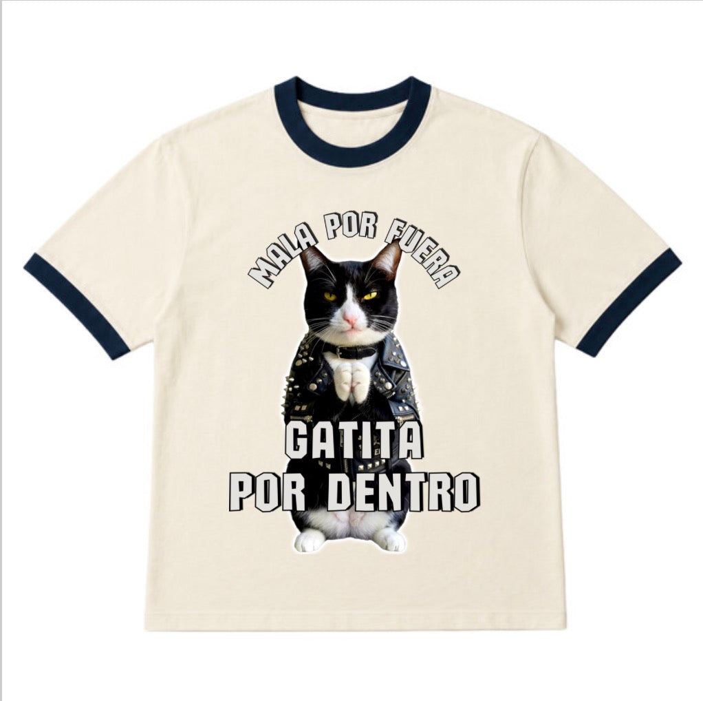 Playera Ringer Unisex Vintage