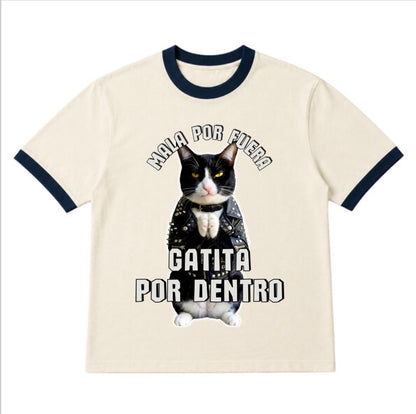 Playera Ringer Unisex Vintage