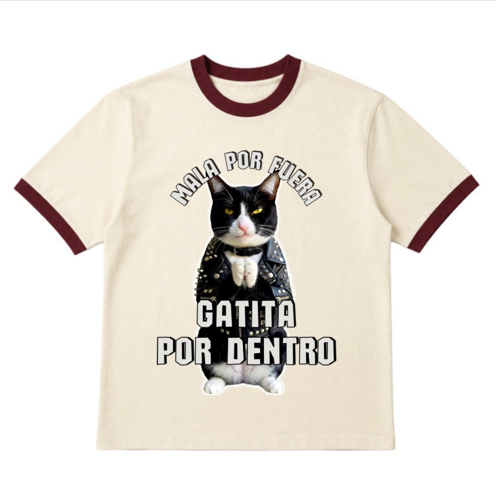 Playera Ringer Unisex Vintage