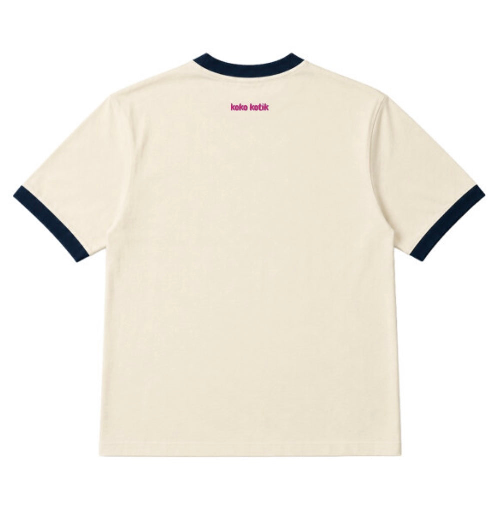 Playera Ringer Unisex Vintage