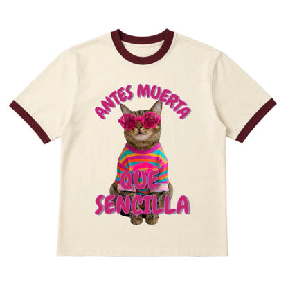 Playera Ringer Unisex Vintage