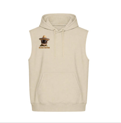 Hoodie Unisex Sin Mangas Boxy Fit