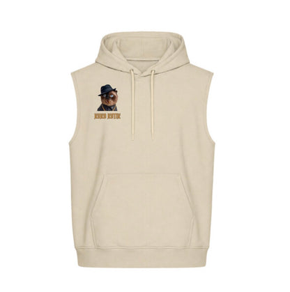 Hoodie Unisex Sin Mangas Boxy Fit