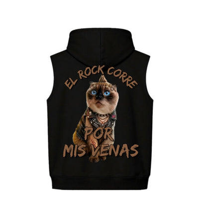 Hoodie Unisex Sin Mangas Boxy Fit