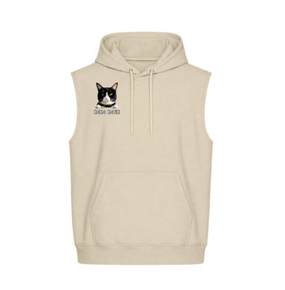 Hoodie Unisex Sin Mangas Boxy Fit