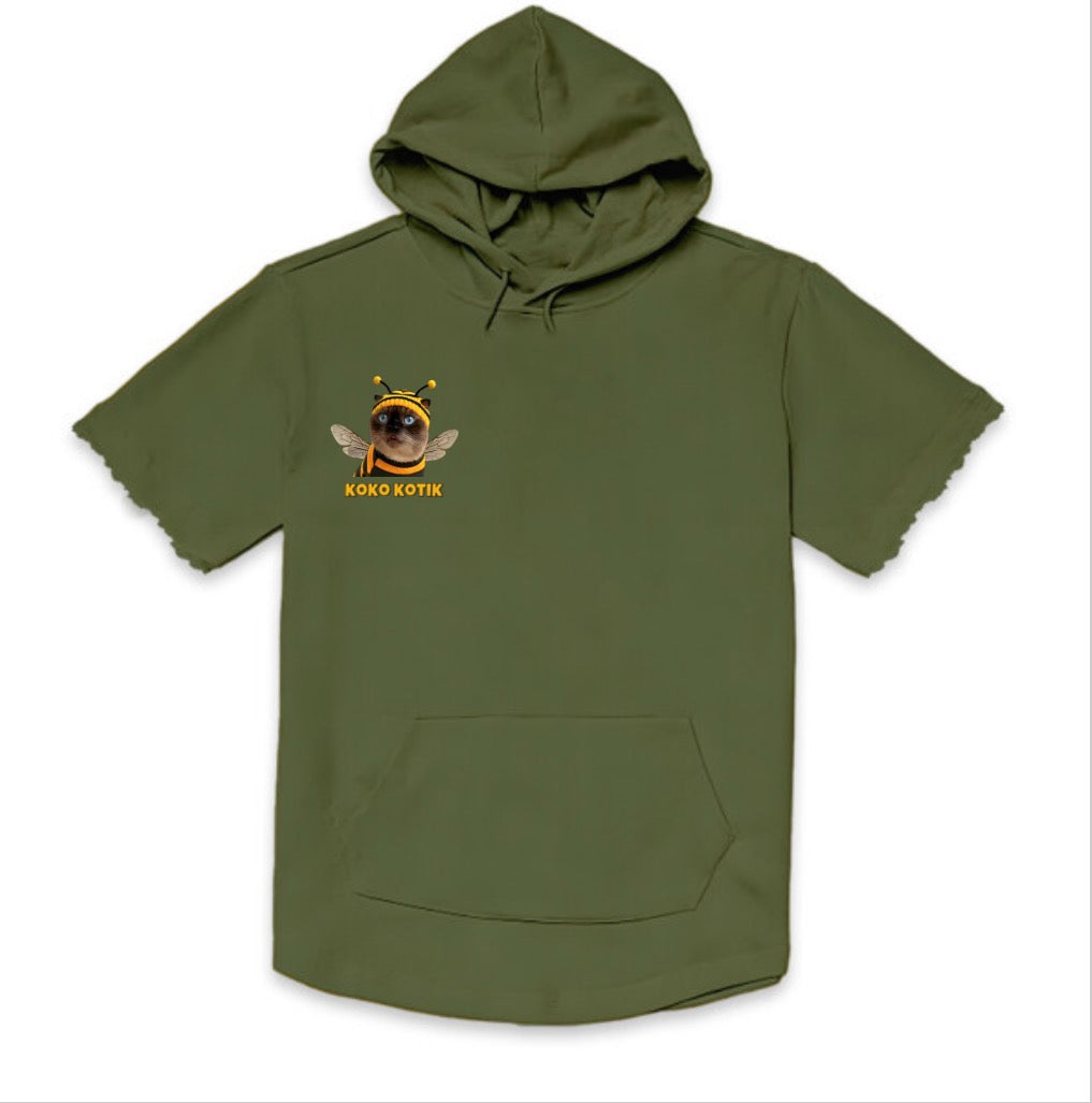 Hoodie Unisex Manga Corta