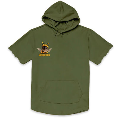 Hoodie Unisex Manga Corta