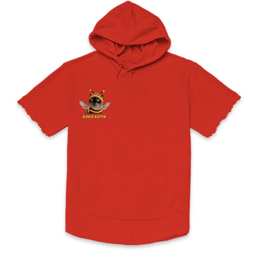 Hoodie Unisex Manga Corta