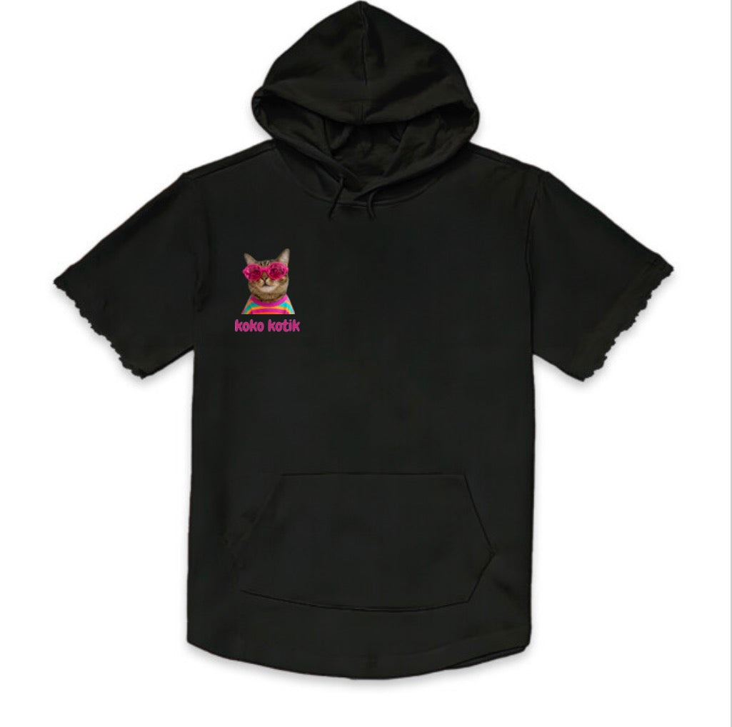Hoodie Unisex Manga Corta