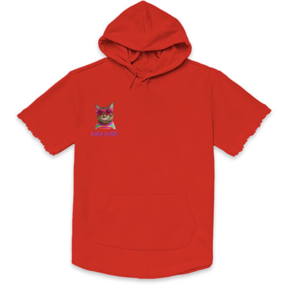 Hoodie Unisex Manga Corta