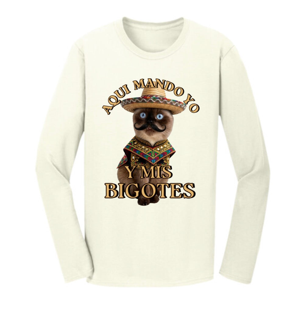 Playera Unisex Manga Larga Algodón
