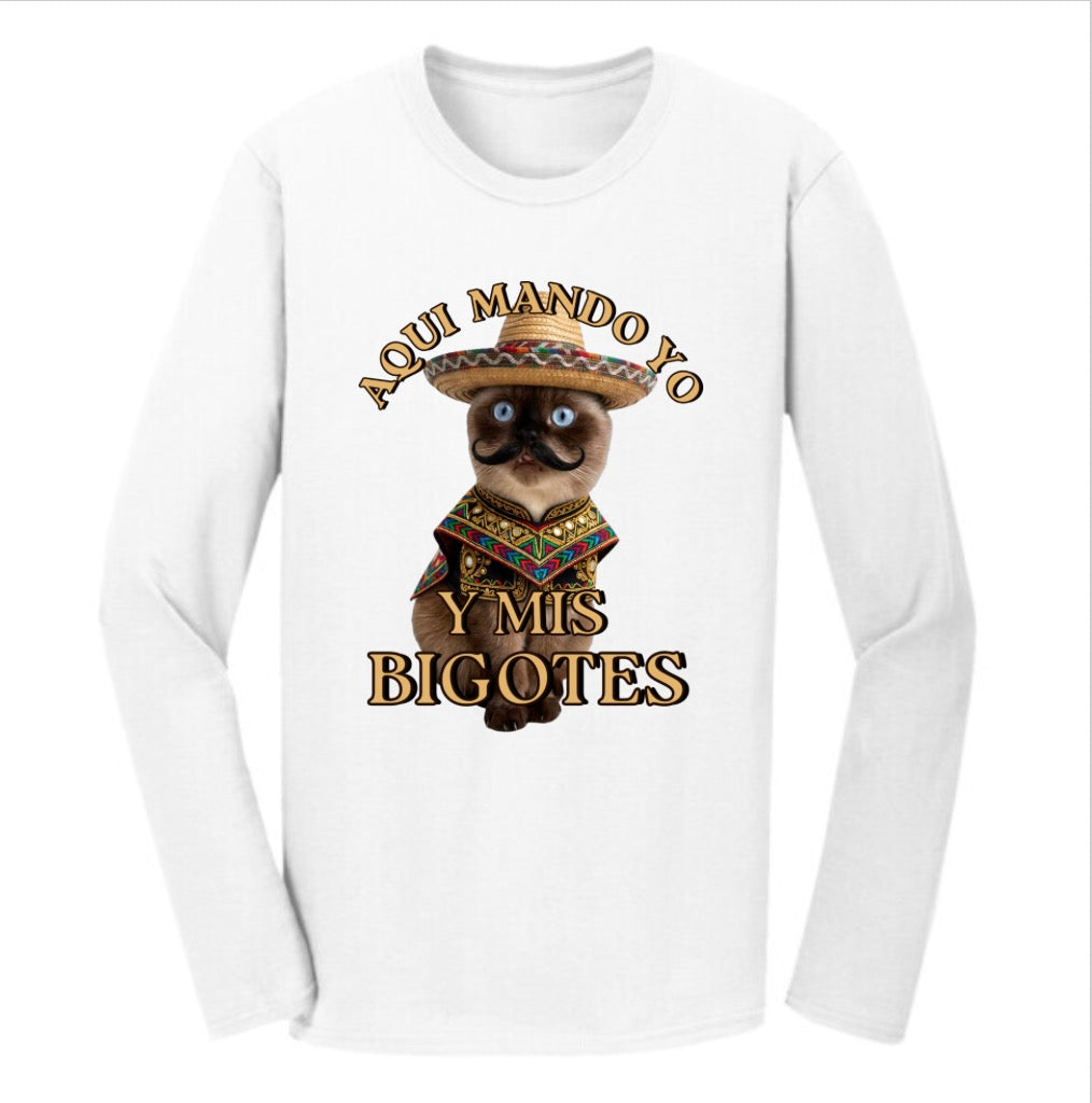 Playera Unisex Manga Larga Algodón