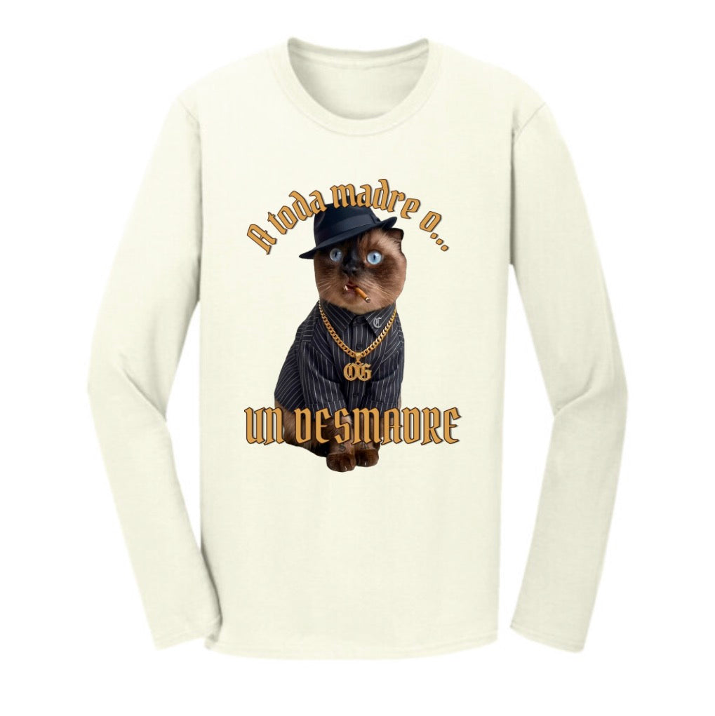 Playera Unisex Manga Larga Algodón