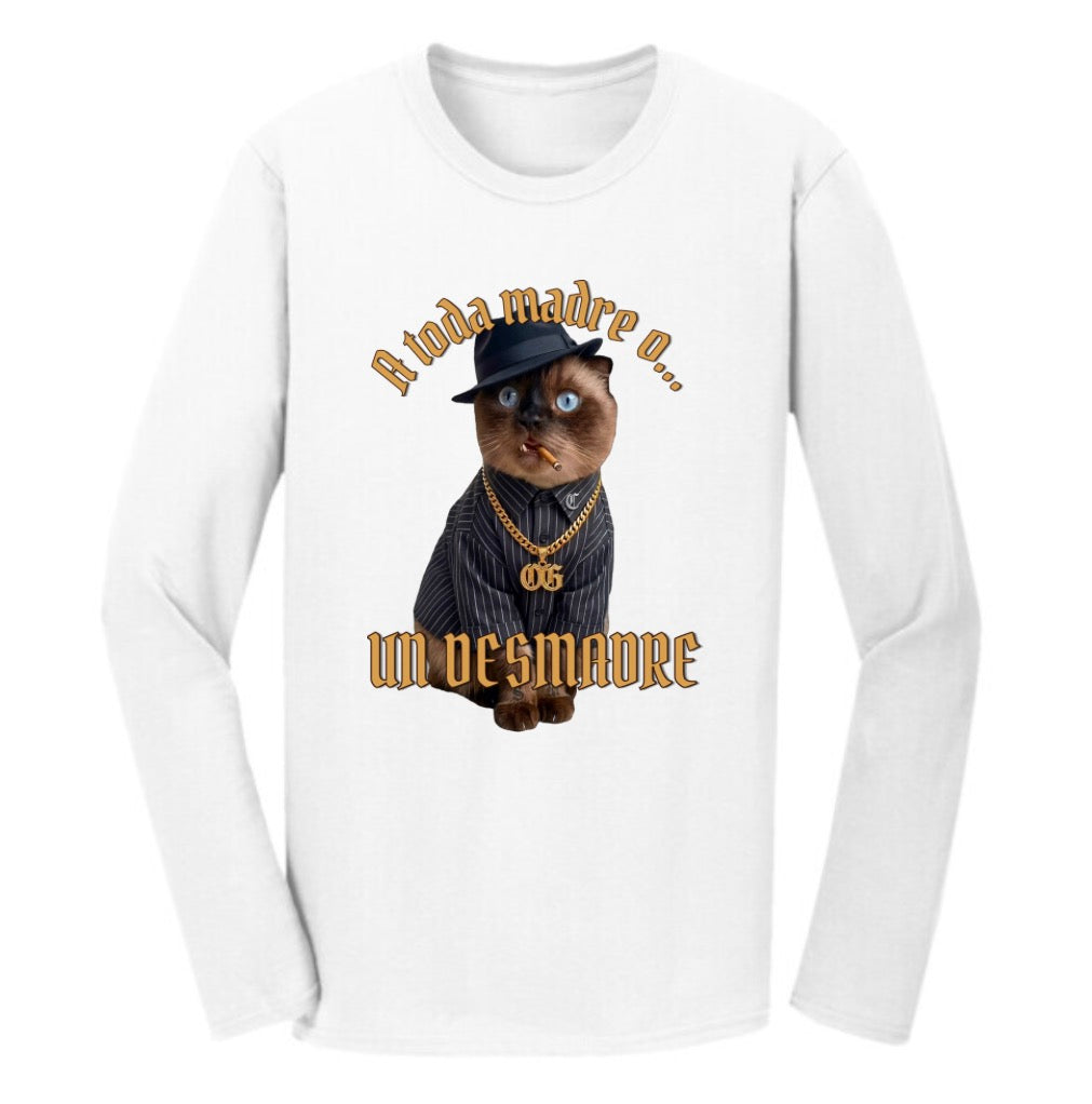 Playera Unisex Manga Larga Algodón